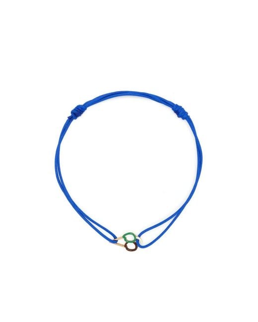 Aliita Blue Gelato Enamel Cord Bracelet