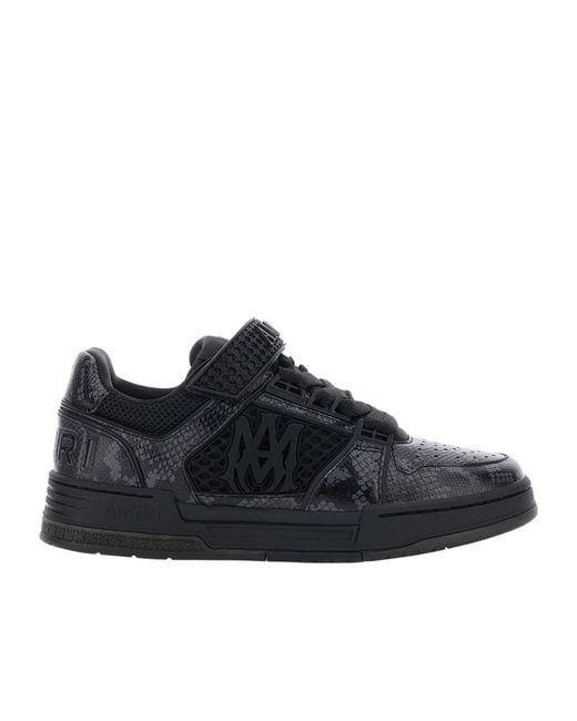 Amiri Black Round-Toe Sneakers for men