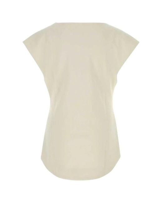Entire studios Natural Deep Vee Tank Top for men