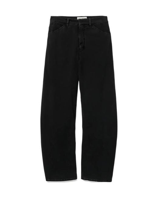 Nili Lotan Black Casual Pants With Belt Loops