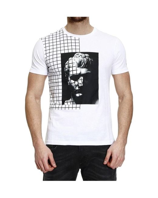 Emporio Armani White Logo T-Shirt for men