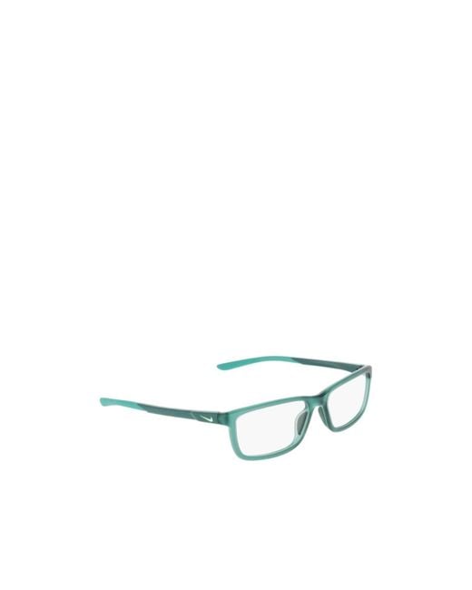 Nike White Rectangle-Frame Glasses for men