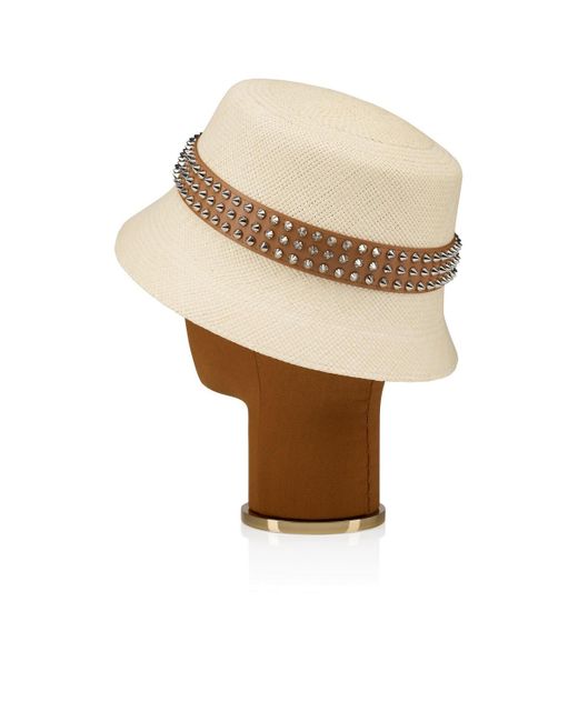 Christian Louboutin Natural Rivet Bucket Hat for men