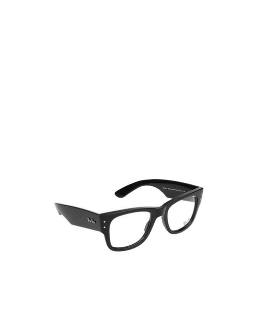 Ray-Ban White Mega Square Frame Glasses for men