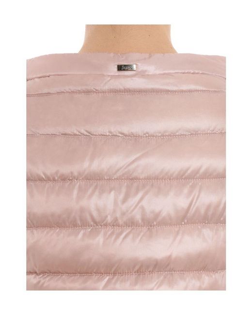 Herno Natural Cropped Sleeved Down Jacket