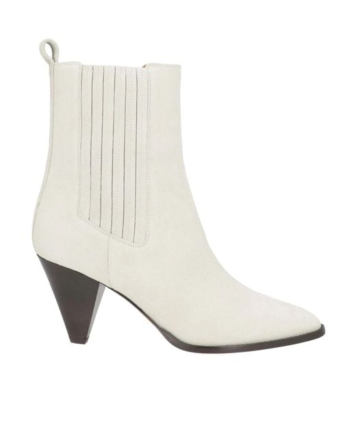 Isabel Marant White Ankle Boots