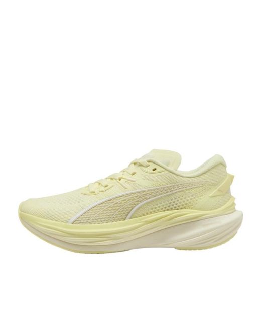 PUMA Yellow Deviate Nitro 3 Running Sneakers