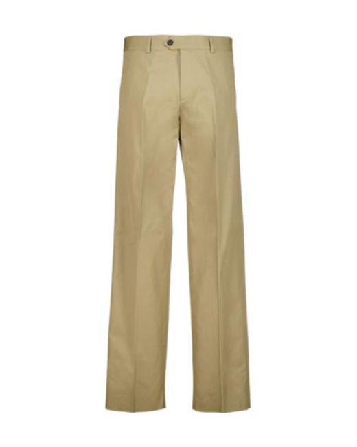 Fendi Natural Belt Loop Trousers for men
