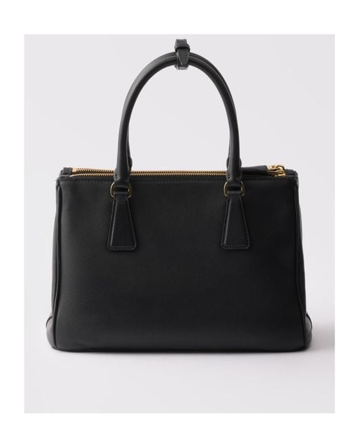 Prada Black Galleria Medium Leather Bag