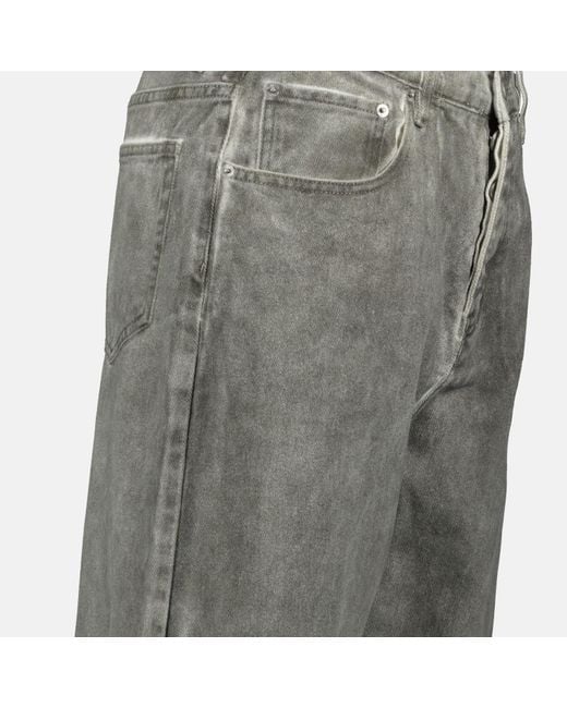 IRO Gray Celim Wide-Leg Washed Jeans for men