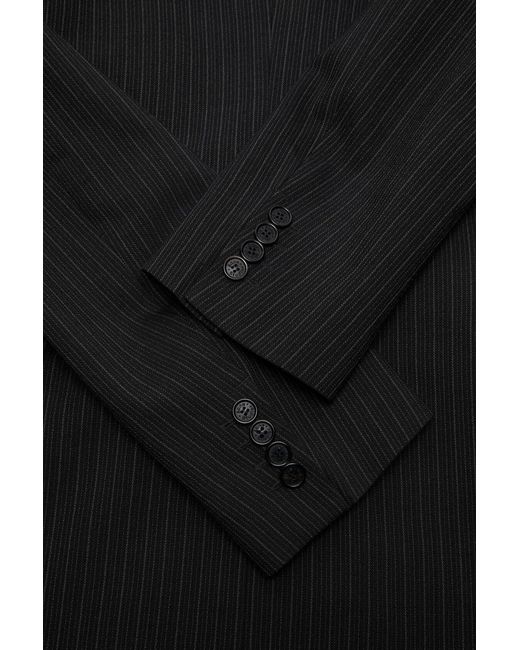 Acne Black Double-Breasted Blazer