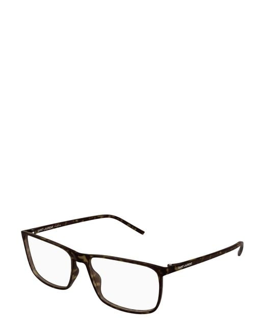 Saint Laurent White Rectangular Flat Mirror for men