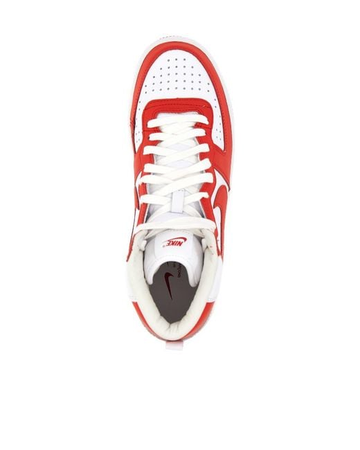 Comme des Garçons Red Comme Des Garçons Homme Plus Nike High-Top Sneakers for men