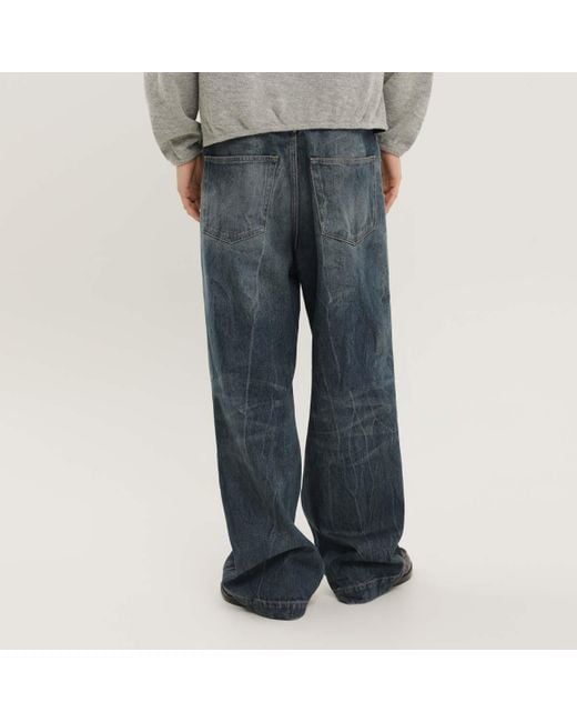 1989 STUDIO Blue Wide-Leg Jeans for men