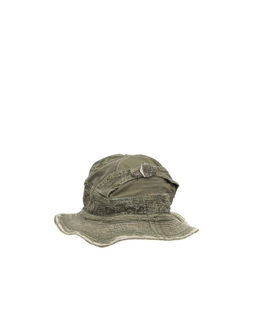 Kapital Green Wide-Brimmed Fisherman's Hat for men