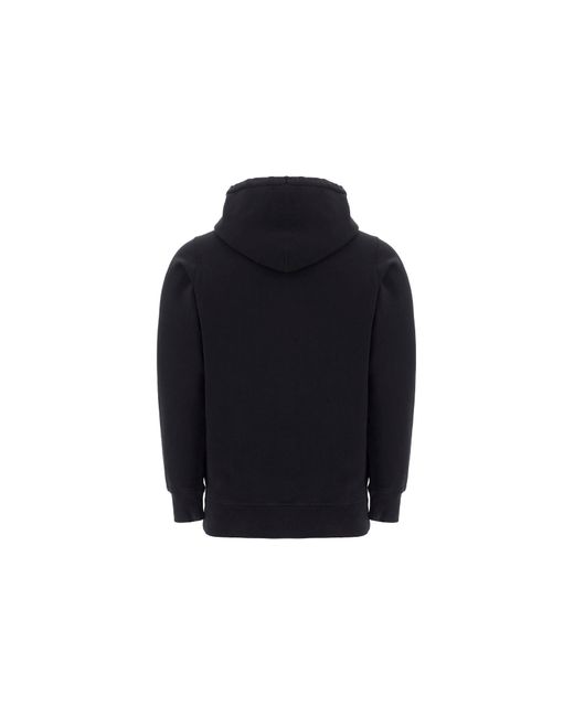 DIESEL Blue Logo Patch Hoodie for men