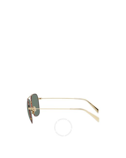 Céline Green Logo Sunglasses for men