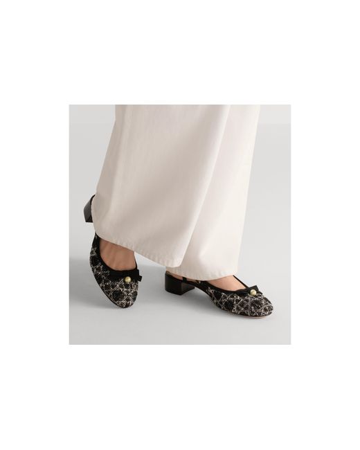 Dior Black Ballet Slingback Pump