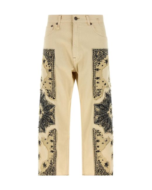 R13 Natural Belt Loop Jeans