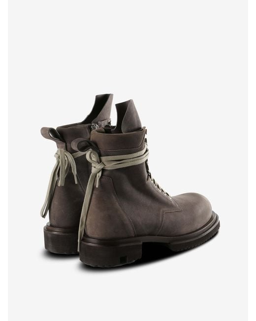 Rick Owens Black Low Army Gabe Boot for men