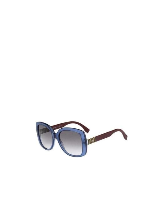 Fendi Blue Logo Details Sunglasses