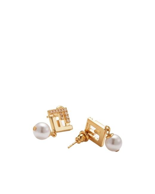 Fendi Metallic Forever Earrings