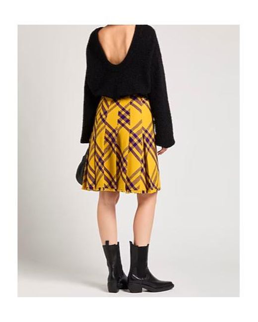 Burberry Yellow Mini Skirts