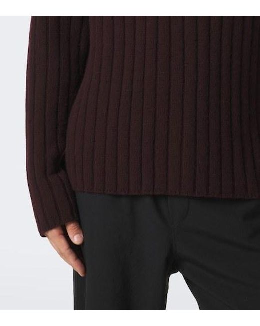 The Row Brown Ettore Cashmere Sweater for men
