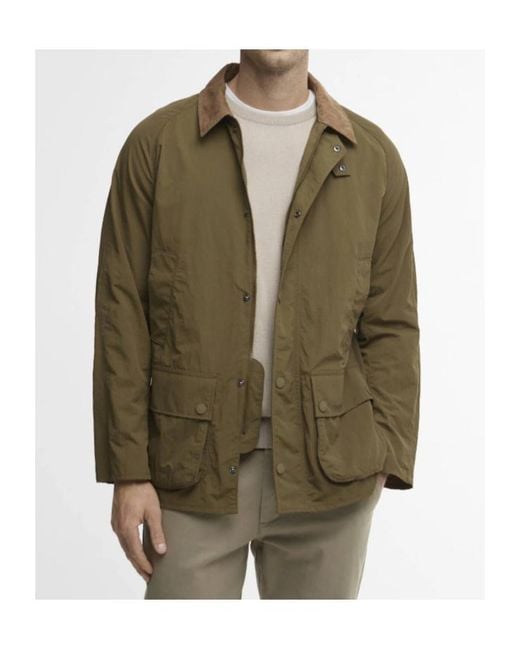 Barbour Green Ashby Showerproof Jacket for men