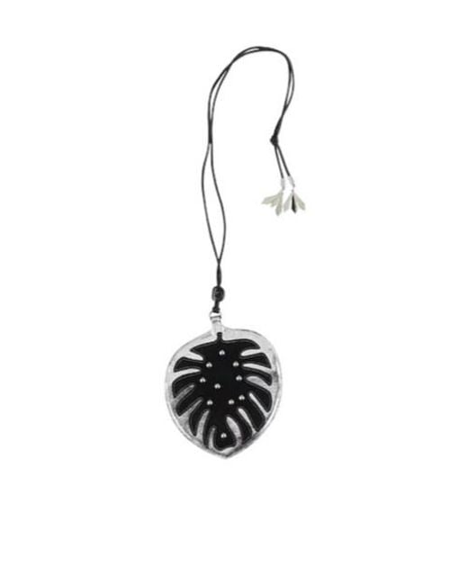 Isabel Marant White Metallic Two-Tone Spliced Necklace