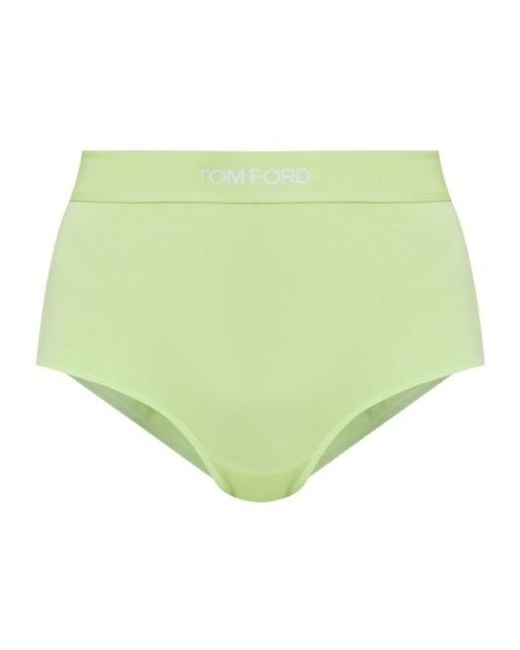 Tom Ford Green High Waist Briefs