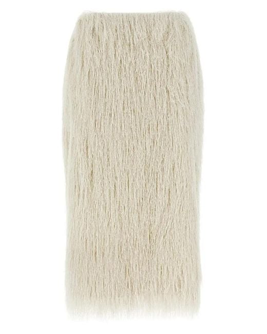 Dries Van Noten Natural Sokna Skirt