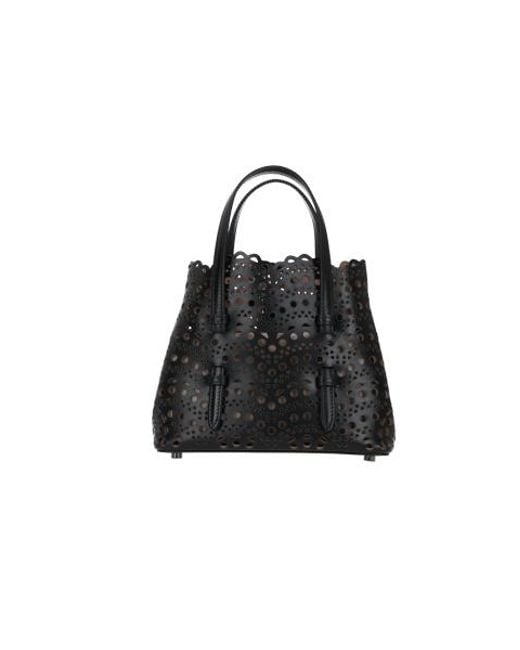 Alaïa Black Alaïa Mina 20 Small Tote Bag