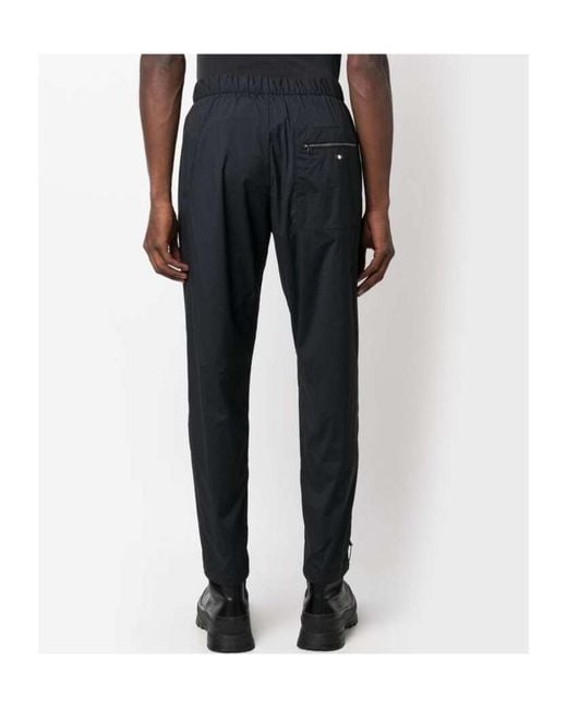 Herno Blue Drawstring Casual Pants for men