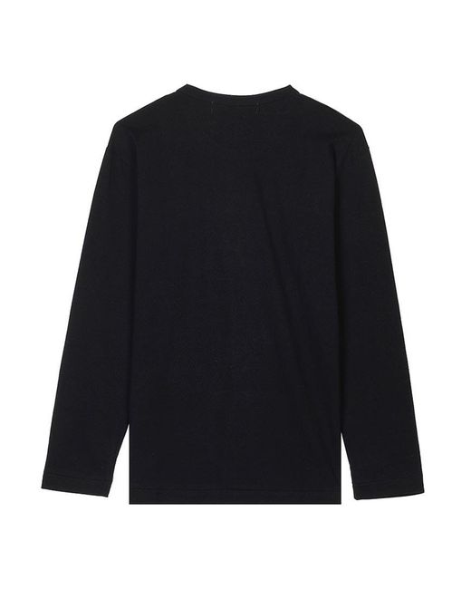 Comme des Garçons Blue Long-Sleeve T-Shirt for men