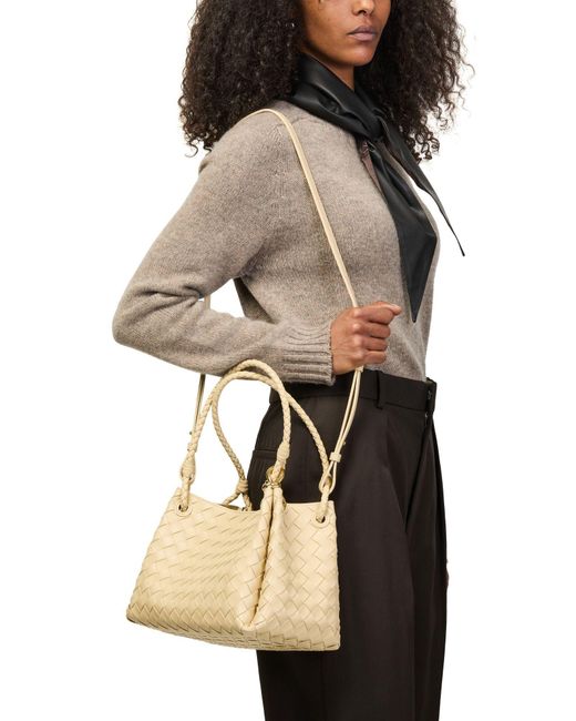 Bottega Veneta Natural Parachute Shoulder Bag