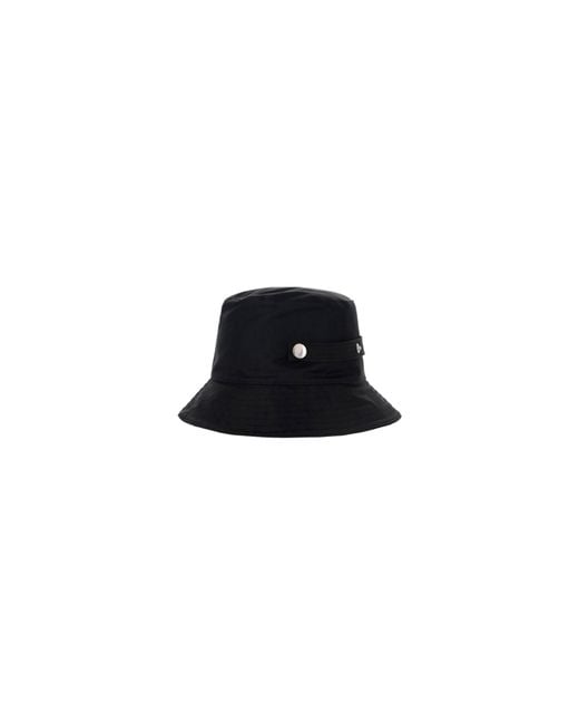 McQueen Black Graffiti Logo Bucket Hat for men