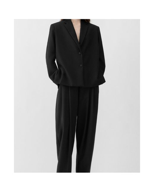 Jacquemus Black Single-Breasted Wool Blazer