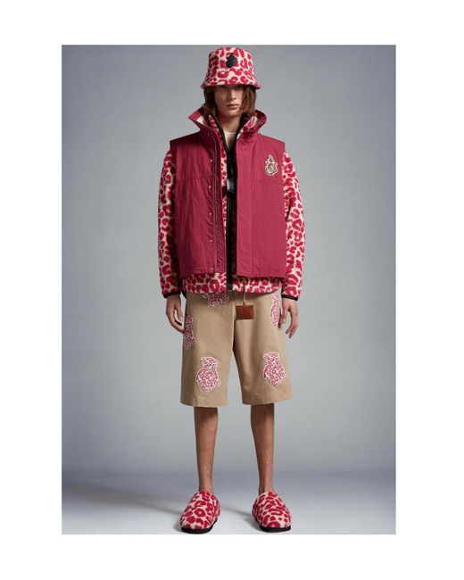 Moncler Red Tryfan Down Gilet for men