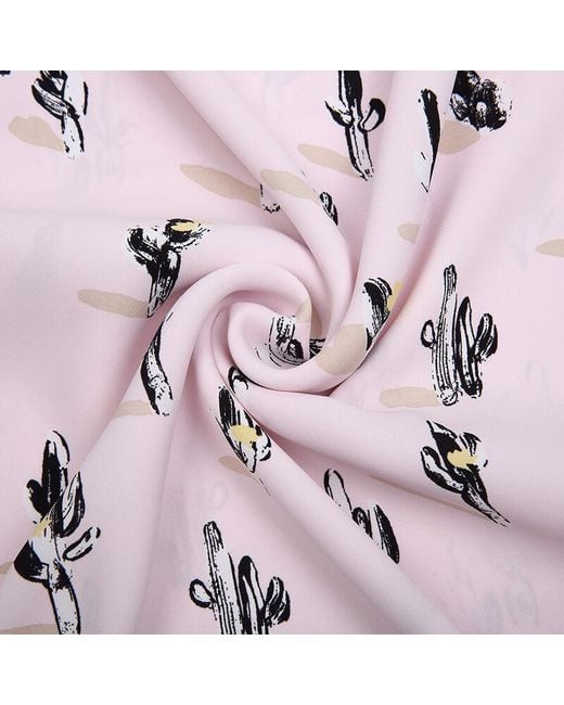 KENZO Pink Sleeveless Printed Blouse
