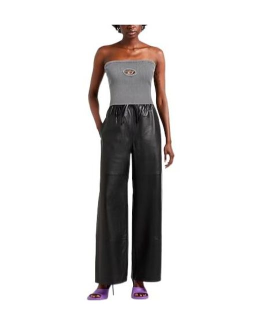 DIESEL Gray Knit Tube Top
