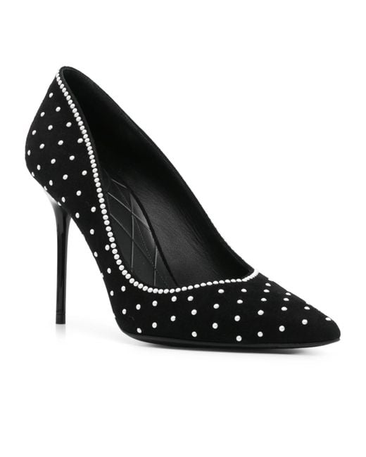 Balmain Black Pointed High Heels