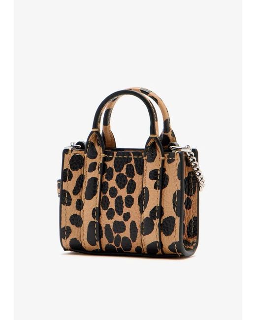 Marc Jacobs Brown The Cheetah Nano Tote Bag
