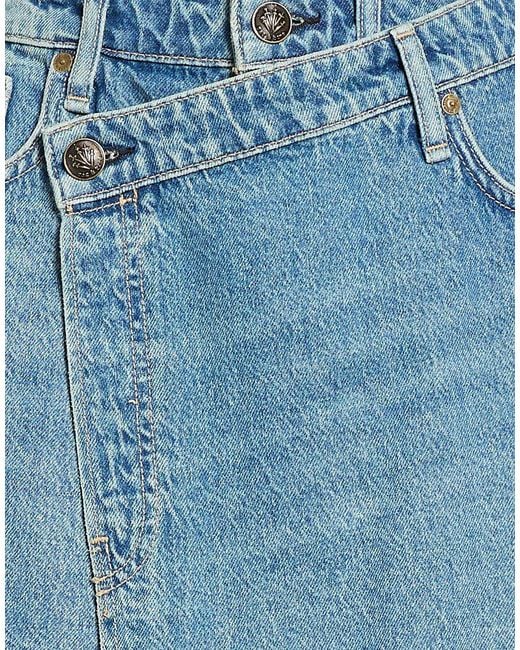 Rag & Bone Blue Stylish Medium Denim Skirt Pants