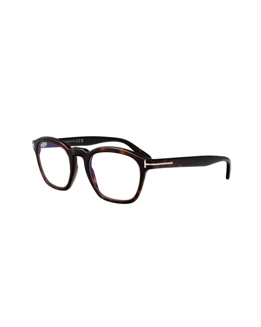 Tom Ford Metallic Eyewear Square-Frame Glasses for men