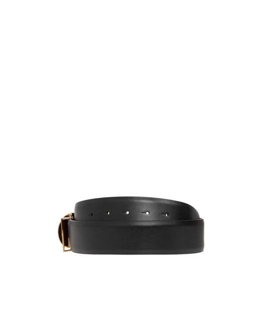 Versace White Medusa Plaque Logo Buckle Belt