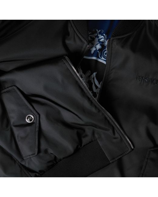 Versace Black Double-Sided Jacket for men