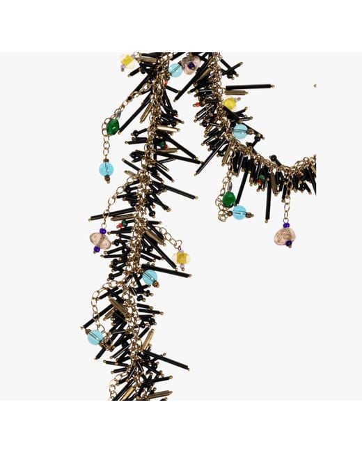 Dries Van Noten White Embellished Necklace