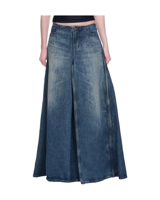 Y. Project Blue Denim Skirt