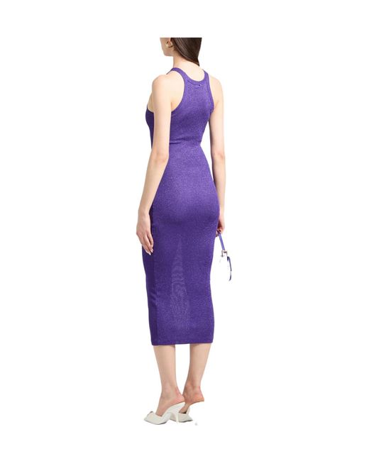 Sportmax Purple Midi Dresses